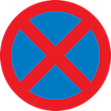 Which sign means 'no stopping'?