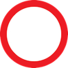 What shape are traffic signs giving orders?